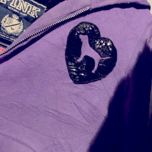 Vs pink BLING zip up jacket - Picture 2 of 4